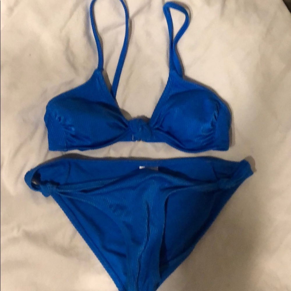 Cobalt blue bikini